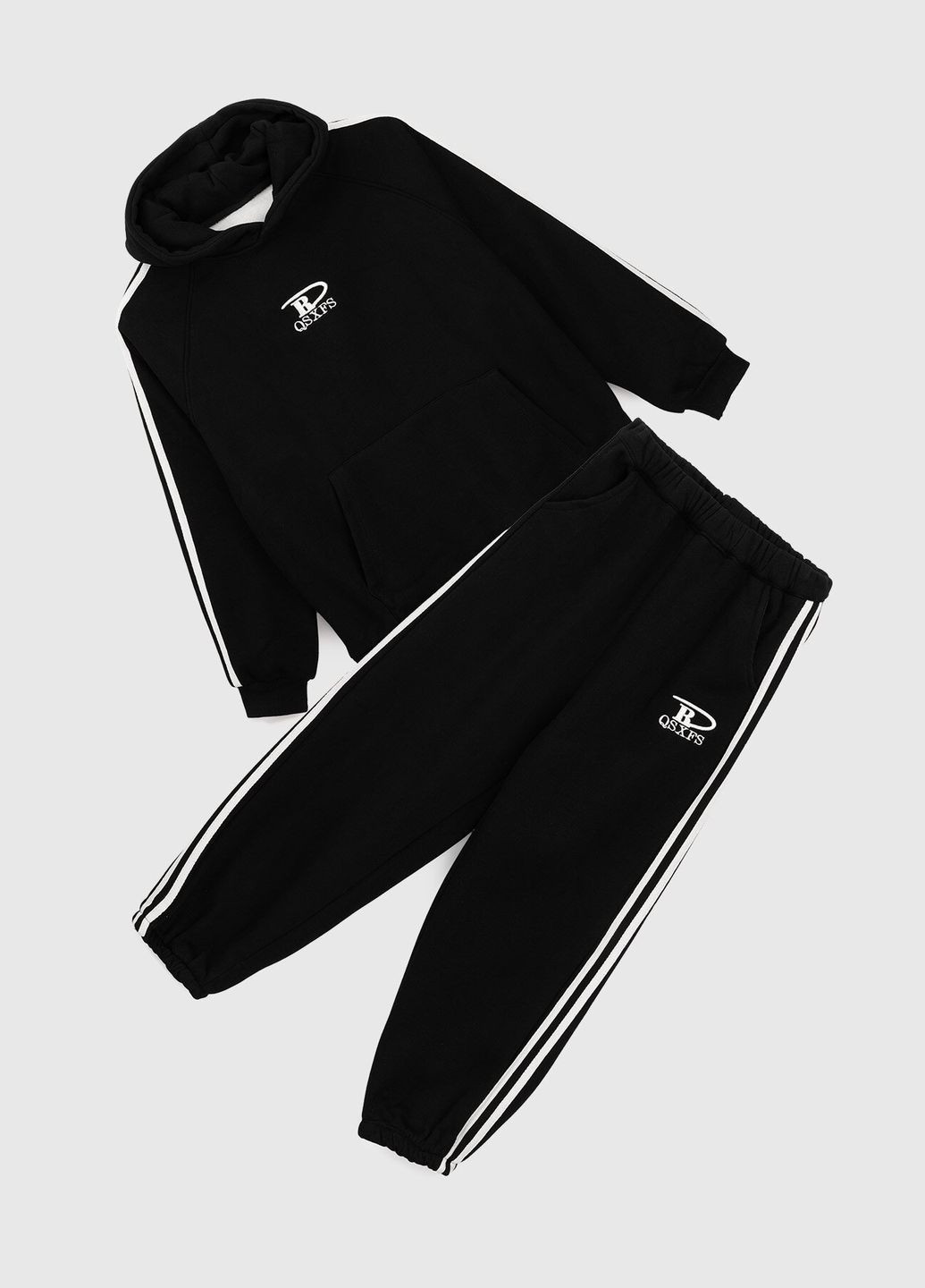 Костюм худи+штаны для девочки 5022 158 см Черный (2000990689030W) shop (2000990689030) Yekipeer (362704760)