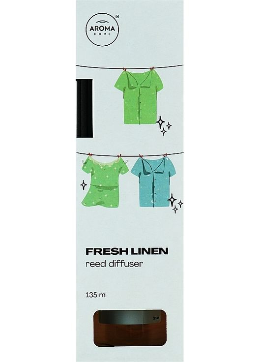 Ароматические палочки Basic Line Fresh Linen*135ml (1490184-33863793) Aroma Home (368615896)