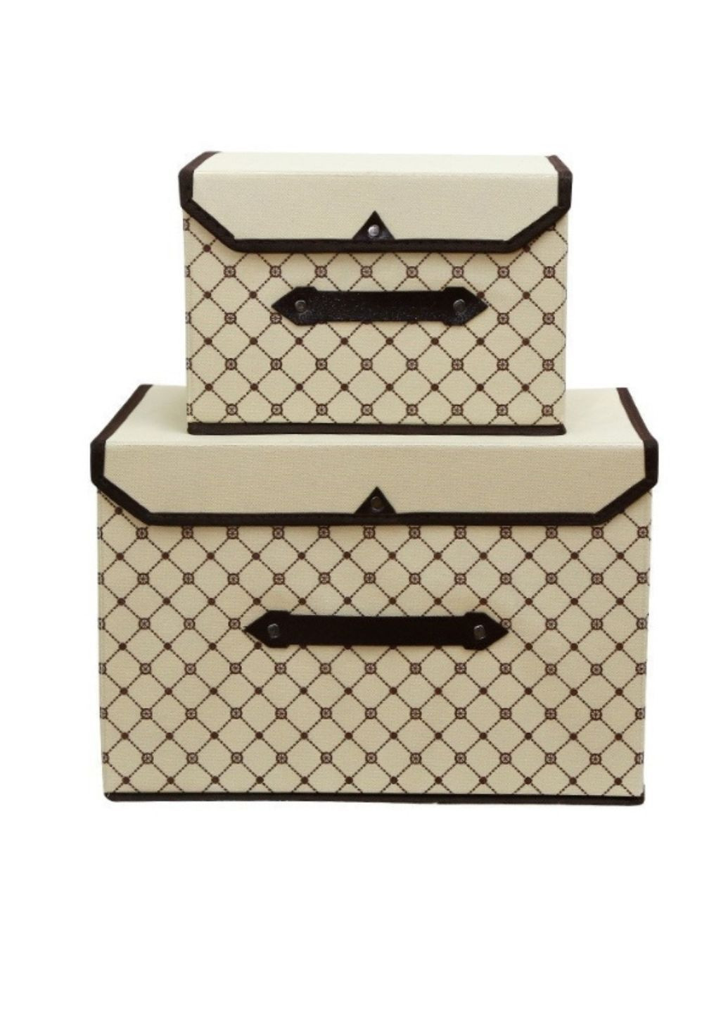 Комплект домашних органайзеров 2 шт Бежевый с рисунком (ОД-109-90) No Brand (371809841)