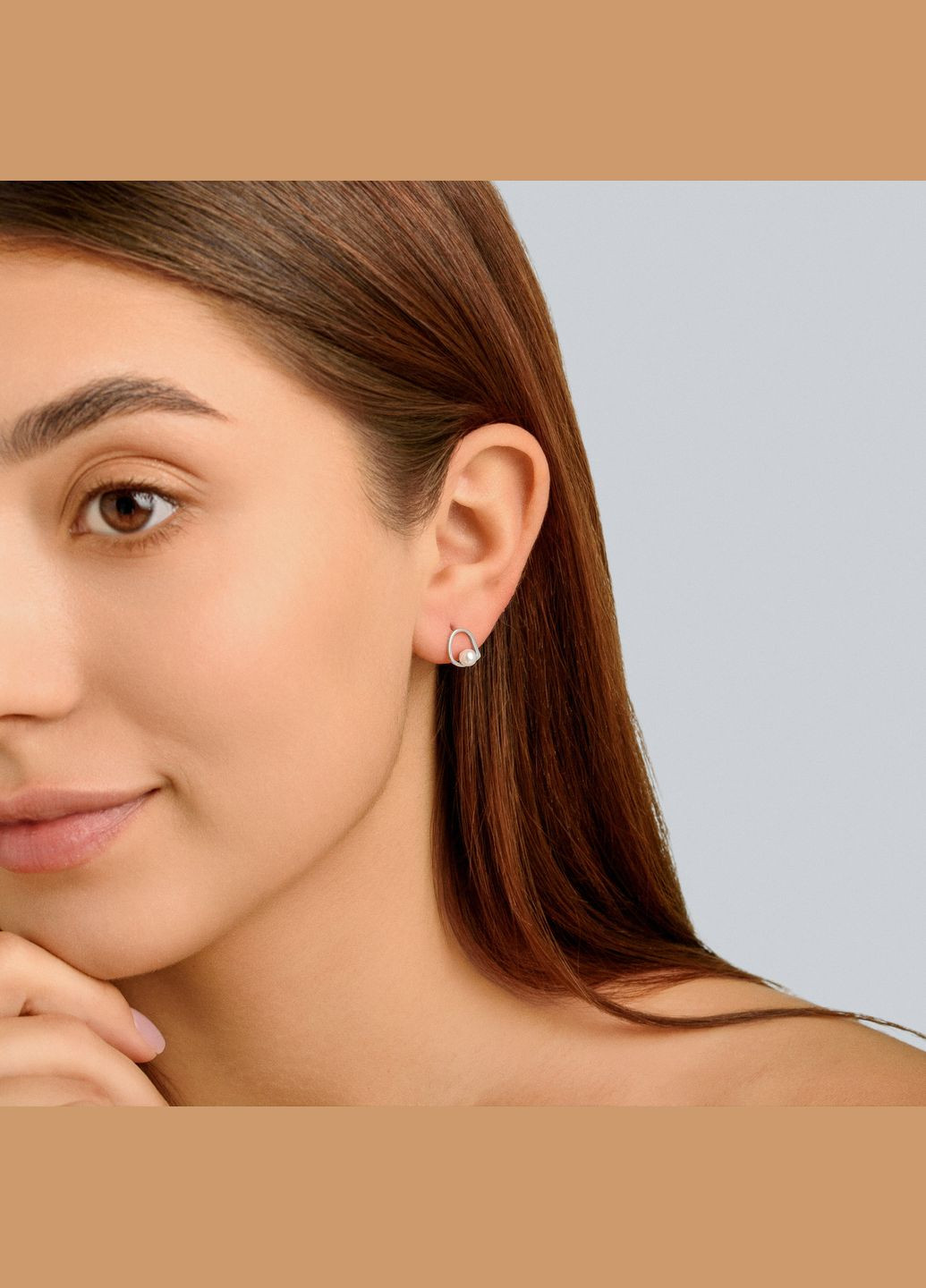 Сережки Дві перлинки Minimal (338795611)