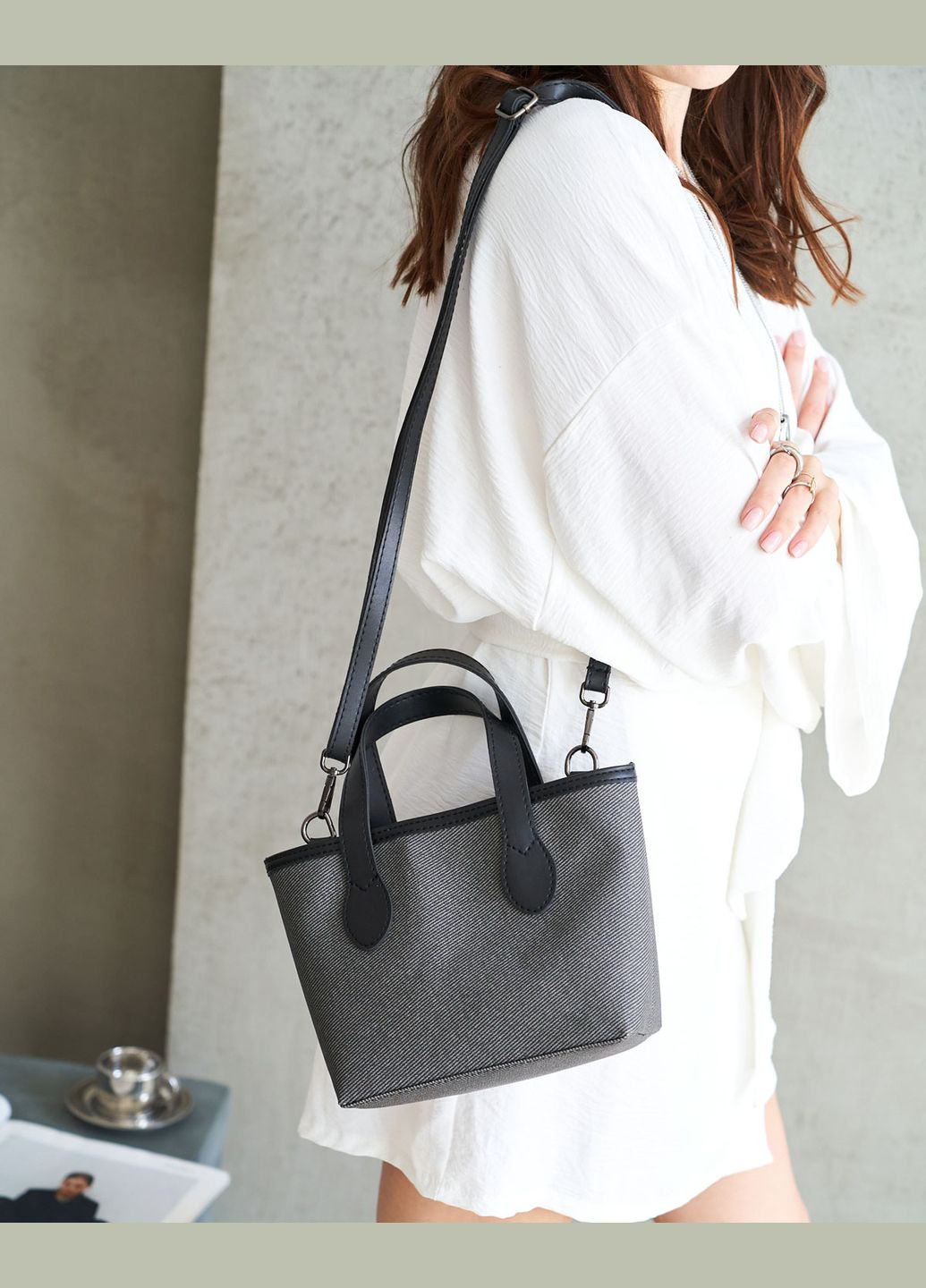 Жіноча середня сумка Бітті з довгим ременем (zhnocha-sumochka-bitti) WeLassie (342199278)