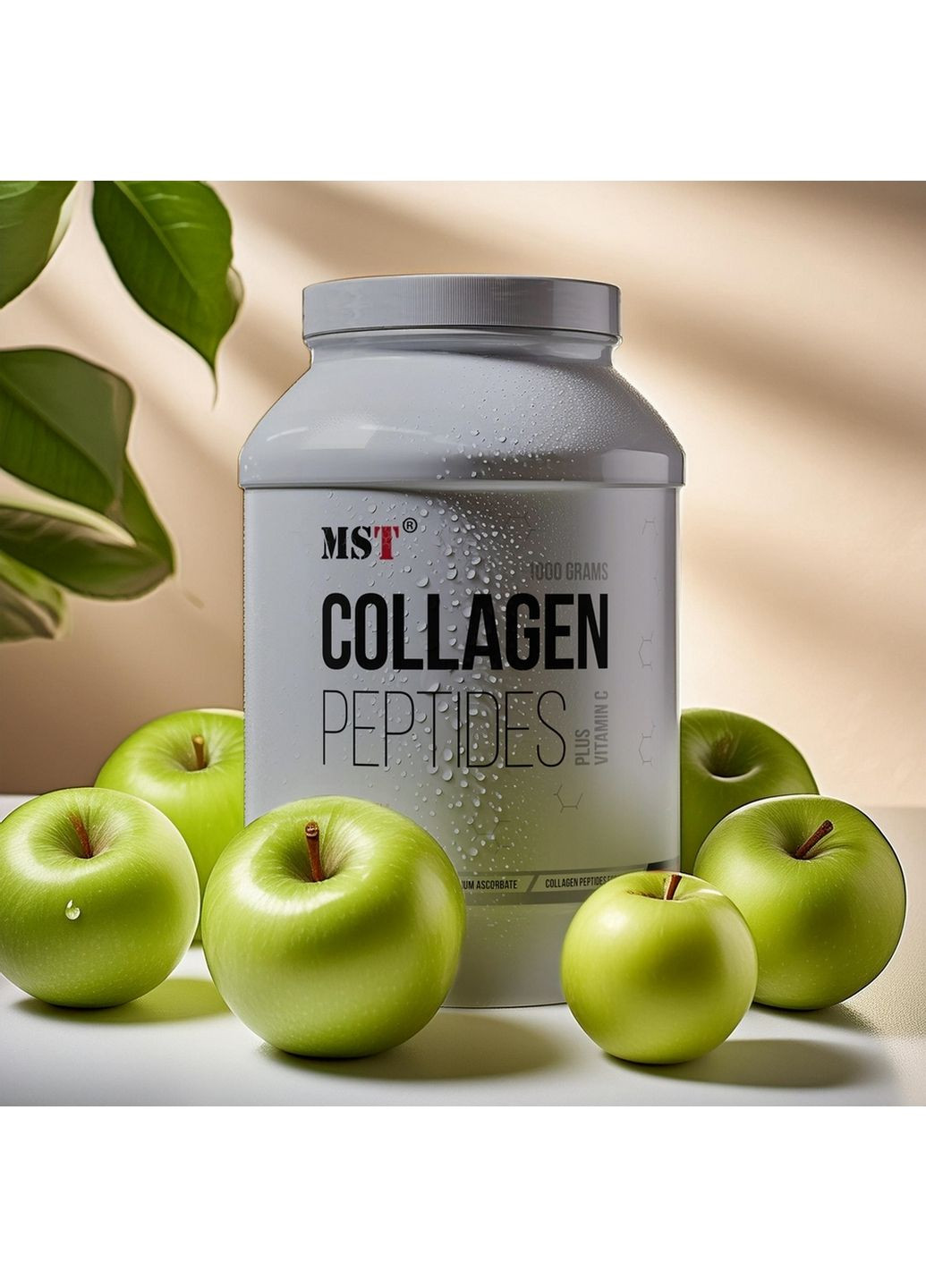 Препарат для суставов и связок Collagen Peptides + Fortigel, 1кг Зеленое яблоко MST (315868493)