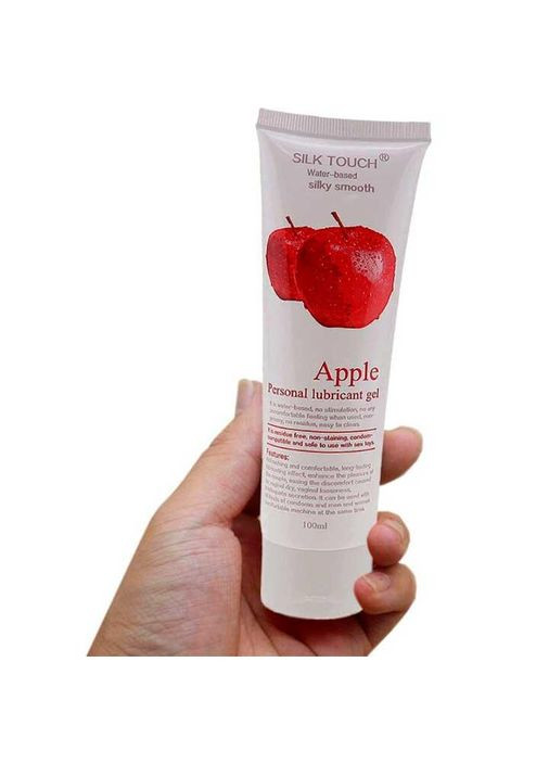 Лубрикант на водній основі Silk Touch "Яблуко" 100 мл - (372734390)