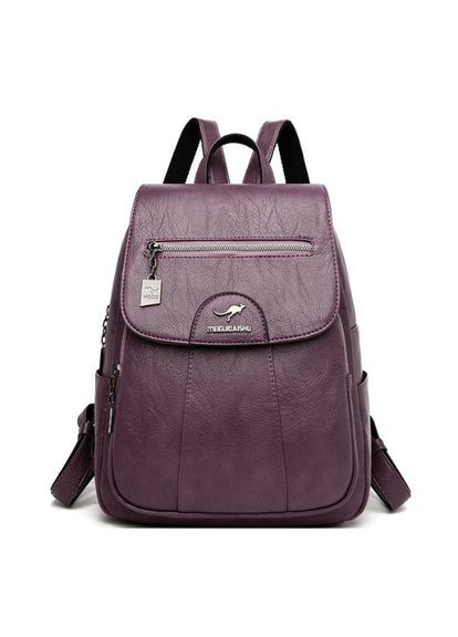 Женский рюкзак рюкзачок портфель Фиолетовый (938ДКф) No Brand (335841045)