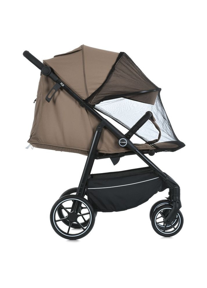 Коляска детская прогулочная с москитной сеткой и чехлом на ножки Бежева (ME 1113-2) El Camino (334003797)
