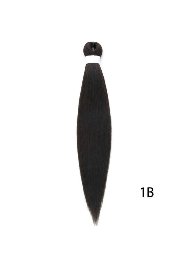 Канекалон Braid однотонный черно-серый Длина 65 см Вес 90 грам Низкотемпературный 100-150°С 1ВEZ Easy EZ (324261592)