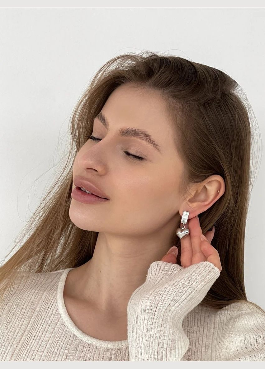 Сережки "Silver Futures" Le'Perle (329751187)