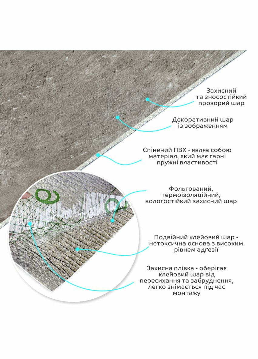 Самоклеющаяся виниловая плитка в рулоне серый мрамор 3000х600х2мм Глянцевая SW-00001286 No Brand (316051034)