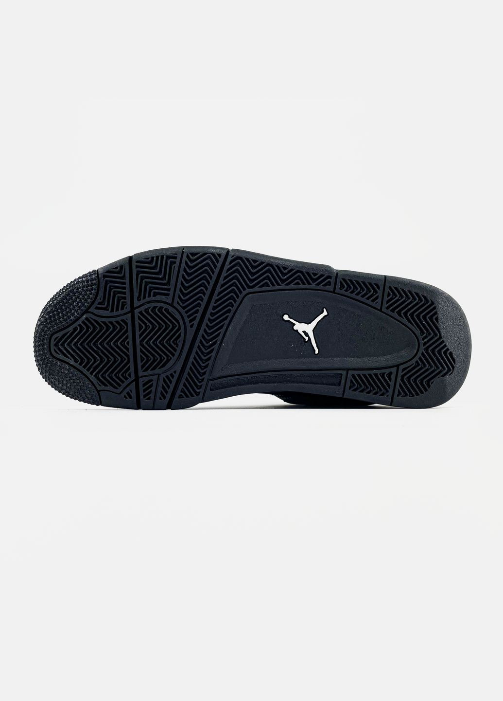 Черные демисезонные кроссовки мужские и женские nike jordan retro 4 black cat | найк джордан ретро 4 черные No Brand