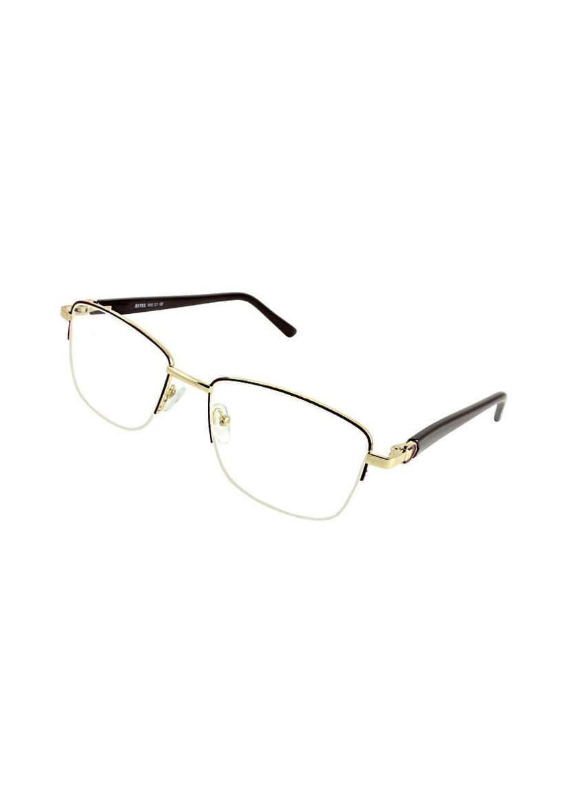 Жіночі окуляри Estel з металевою напівободковою оправою плюсові та мінусові діоптрії CA 003 (363116544)