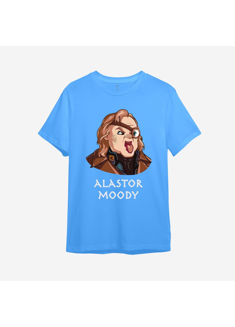 Голубая демисезонная детская футболка с принтом "alastor moody". гарри поттер (10547132815) ТiШОТКА