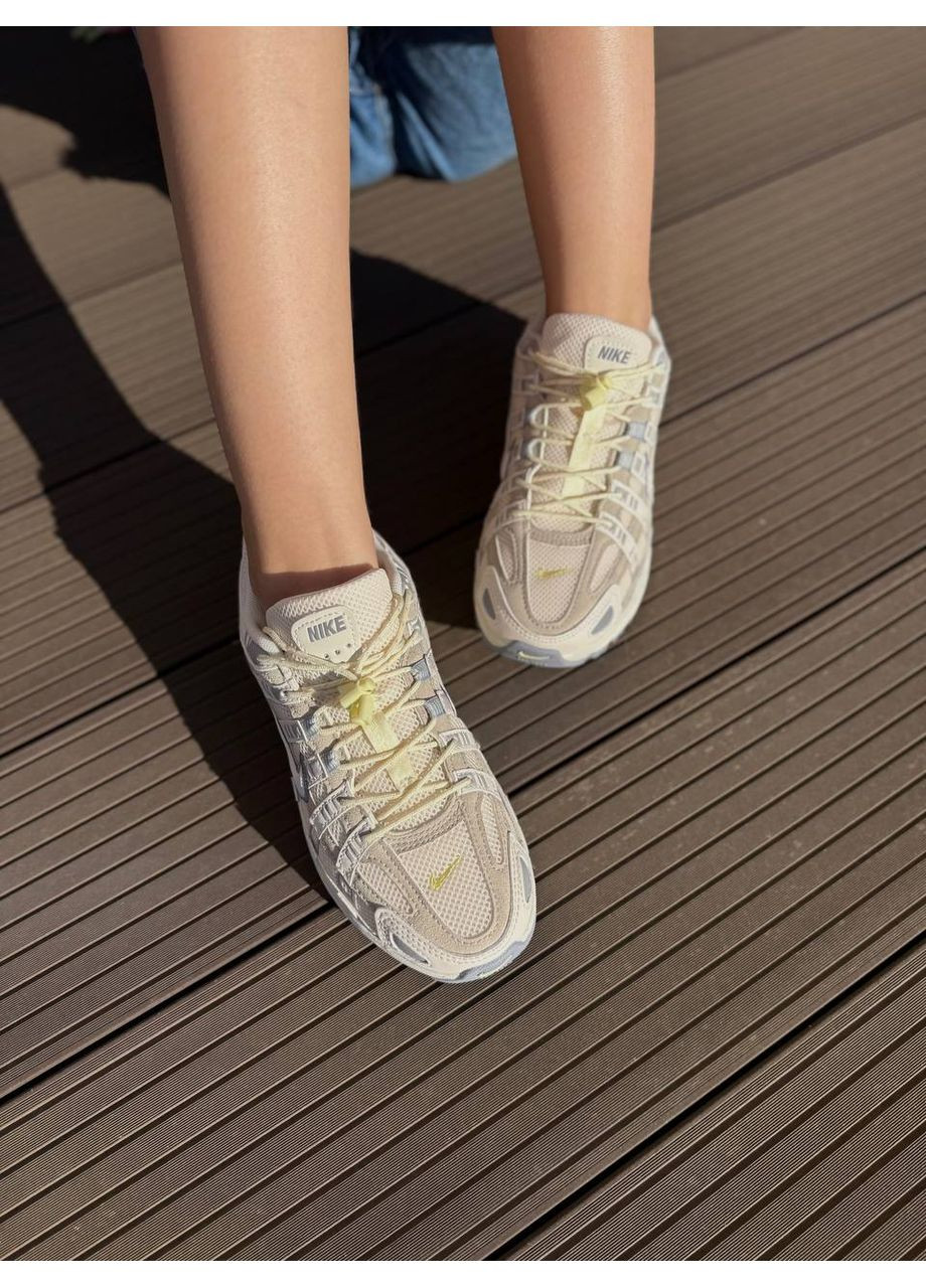 Сірі Осінні кросівки чоловічі nike p-6000 beige grey найк п-6000 No Brand