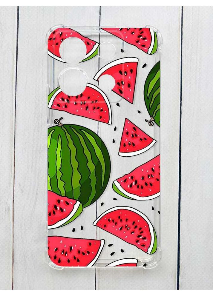 Чехол с утолщёнными углами на Xiaomi Redmi Note 13 Pro 5G:: Арбузы (принт 341) CASE CONTROL (360687741)