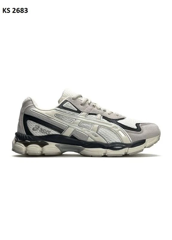 Серые летние кроссовки asics gel-nyc 2055 grey асикс гель нюк No Brand