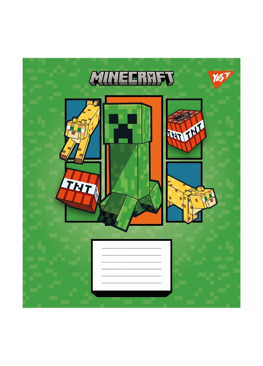 Тетрадь 18 листов клетка Minecraft Arrows ассорти (767574) Yes (398319319)