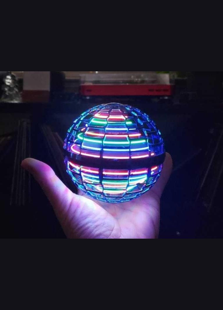 Летающий шар спиннер светящийся FlyNova pro Gyrosphere Игрушка мяч бумеранг для ребёнка No Brand (318562244)