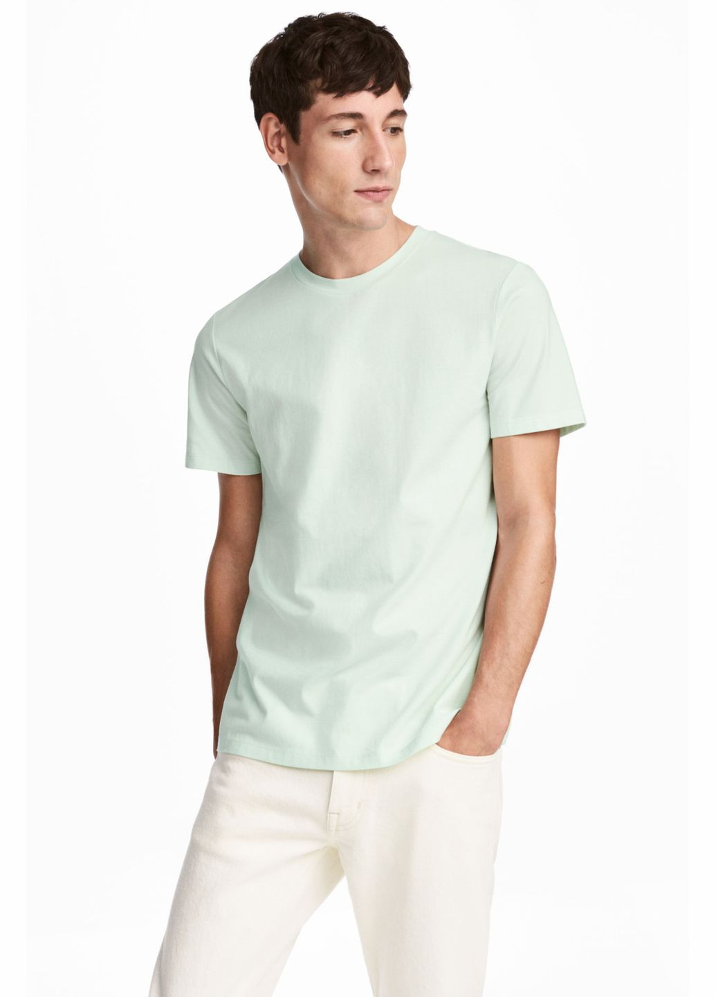 Салатова футболка,салатовий, H&M