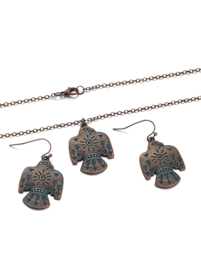 Набор винтажные птицы серьги подвеска. No Brand (365251259)