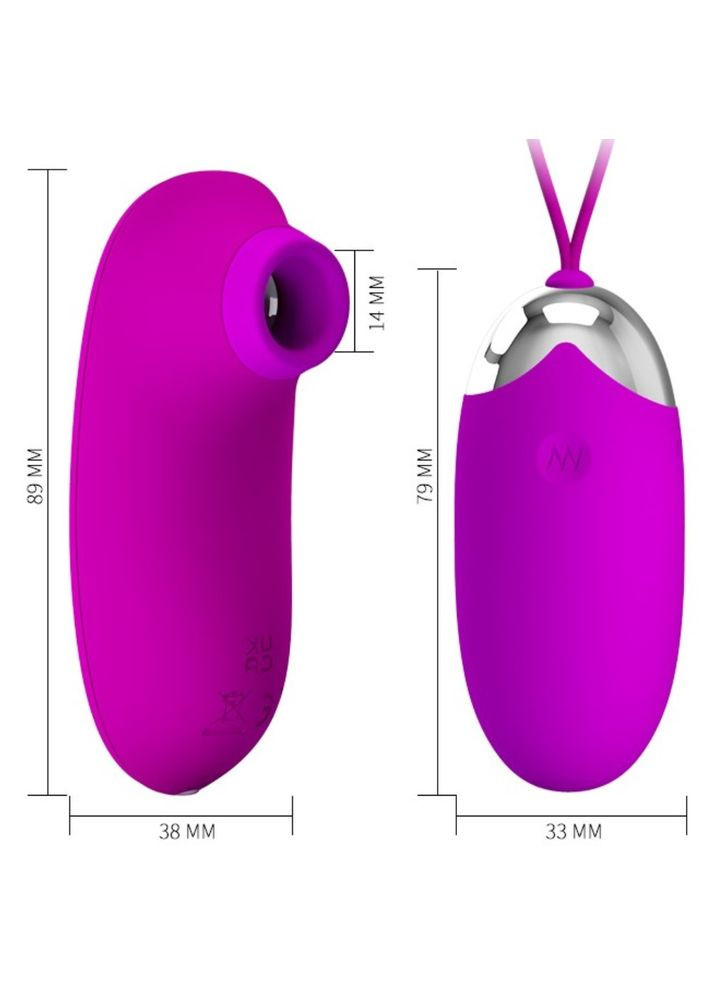 Набір із вакуумного стимулятора та віброяйця "ORTHUS Multifunctional 2 in 1" від Baile LyBaile (298285411)