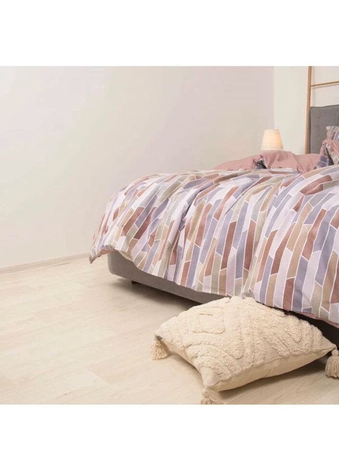 Постільна білизна двоспальне Ранфорс 22190-2 210х175 см Viluta (336328474)