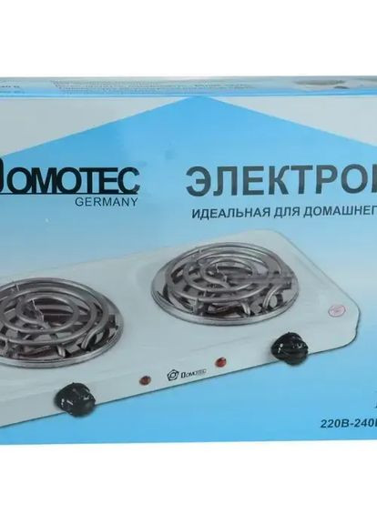 электроплита спиральная hp-200 b, настольная электрическая плитка Domotec