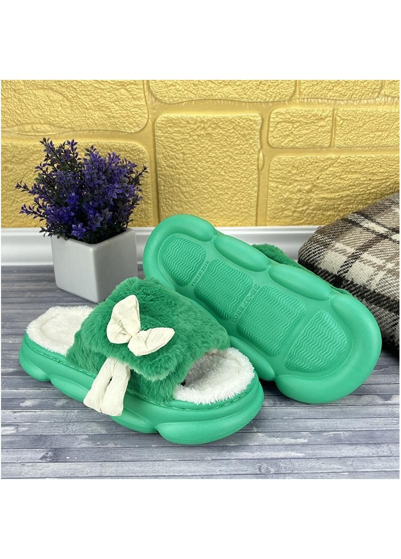 Домашні тапочки жіночі Е-006465-1 Зелені Sanlin (263348370)