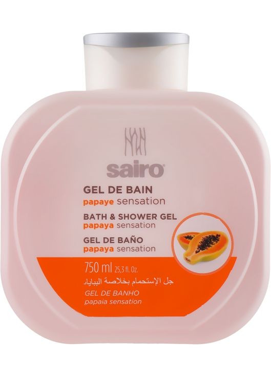 Гель для душа и ванны "Папайя" Bath And Shower Gel Papaya Sensation 750ml (290837-31156310) Sairo (368652328)