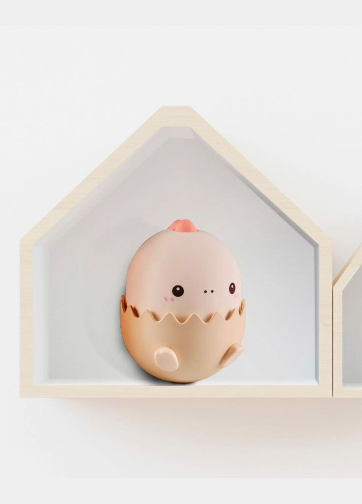 Ночник Динозаврик розовый, настольная лампа с аккумулятором 326973 Baby Dino Led 1x0.75W RGB USB 5V DC 1A IP20 Goldlux (361312232)