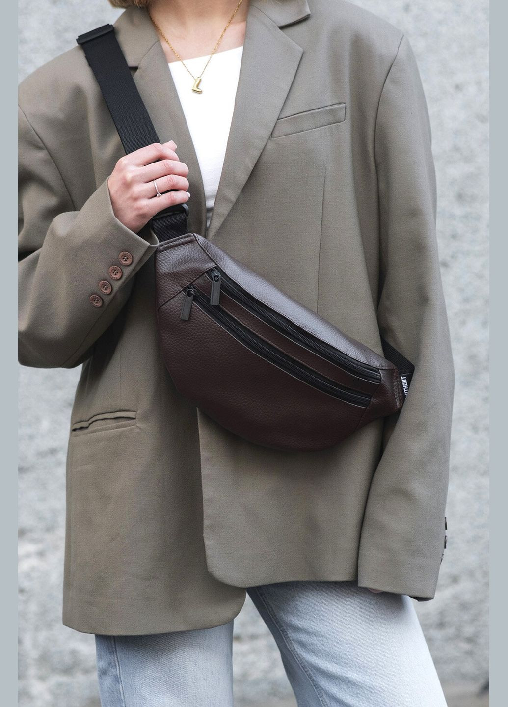 Бананка Diamond Сrocodile Brown Woman Without (337472113)