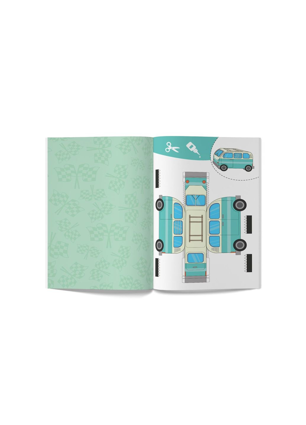 Книга Вирізаємо та клеїмо. Аплікації. Обємні саморобки. Машинки 1548 shop (9786175471548) Crystal Book (365618790)