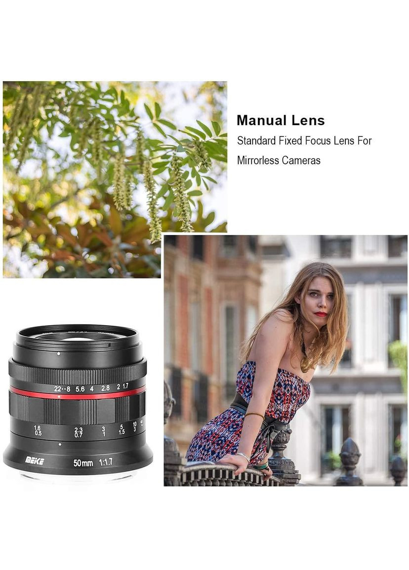 Объектив 50 mm F/1.7 MC (MK-50 F1.7) для Nikon Z (беззеркалки Z-mount) Meike (372477207)