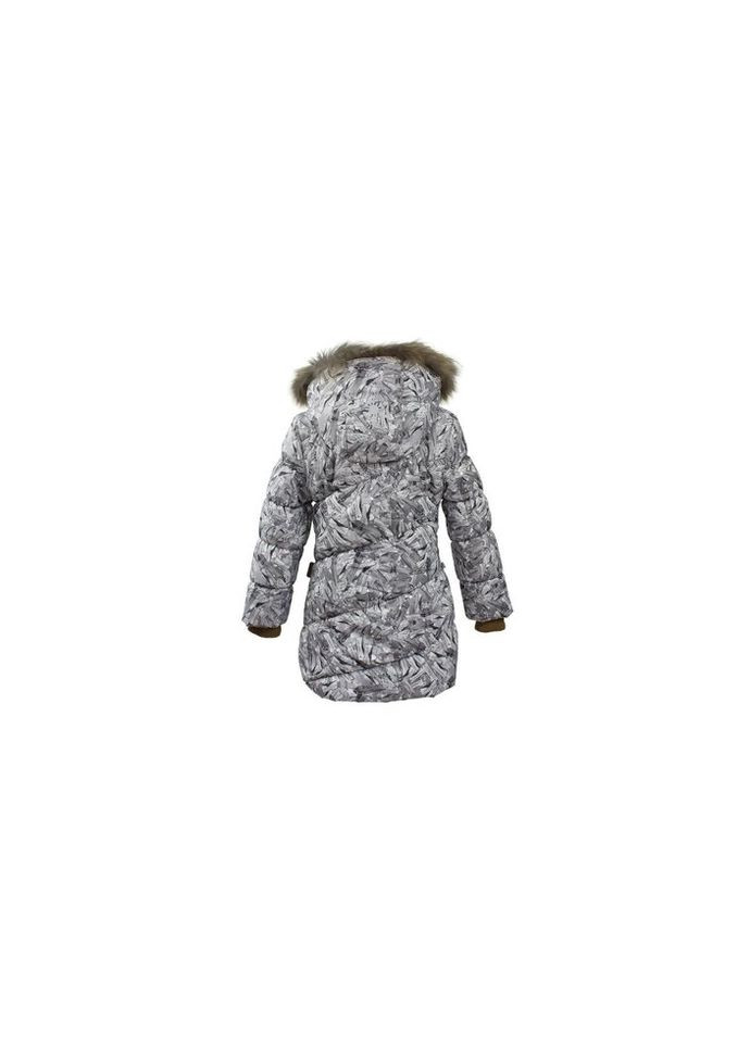Комбинированная зимняя куртка rosa 1 17910130 белый с принтом 110 (4741468582900) Huppa