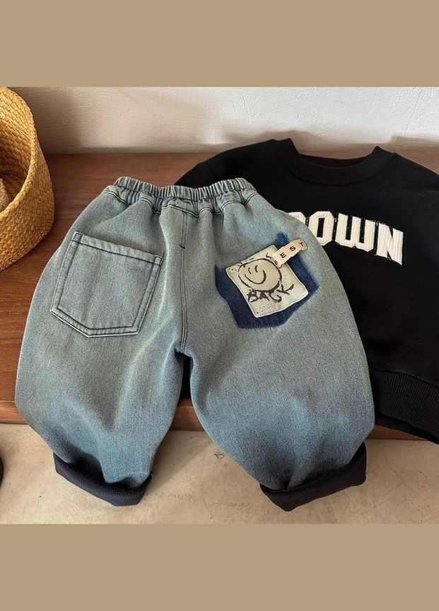 Джинси для хлопчика Best колір блакитний 10771 No Brand (327818602)