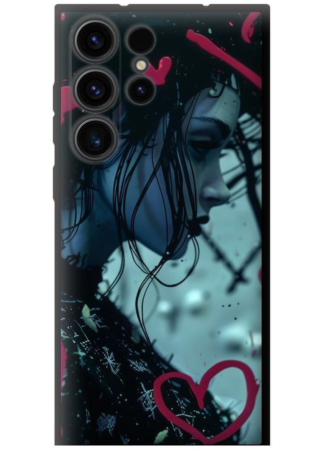 TPU черный чехол 'XO Love v2' для Endorphone Samsung Galaxy S23 Ultra (285782374)