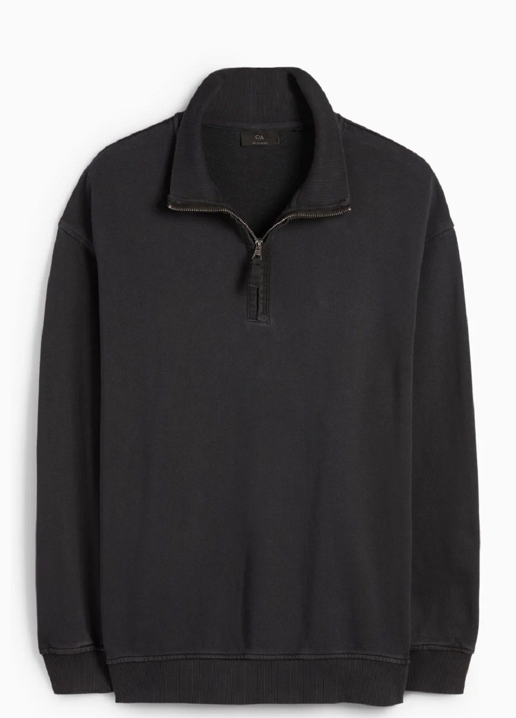 Черный свитшот C&A однотонный (361675902)