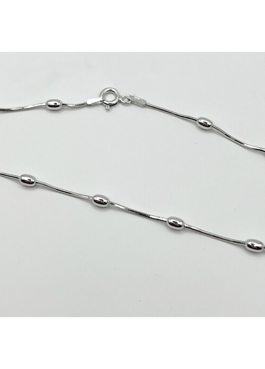 Срібний ланцюжок "Снейк+Кульки" 5,77 г No Brand (370565209)