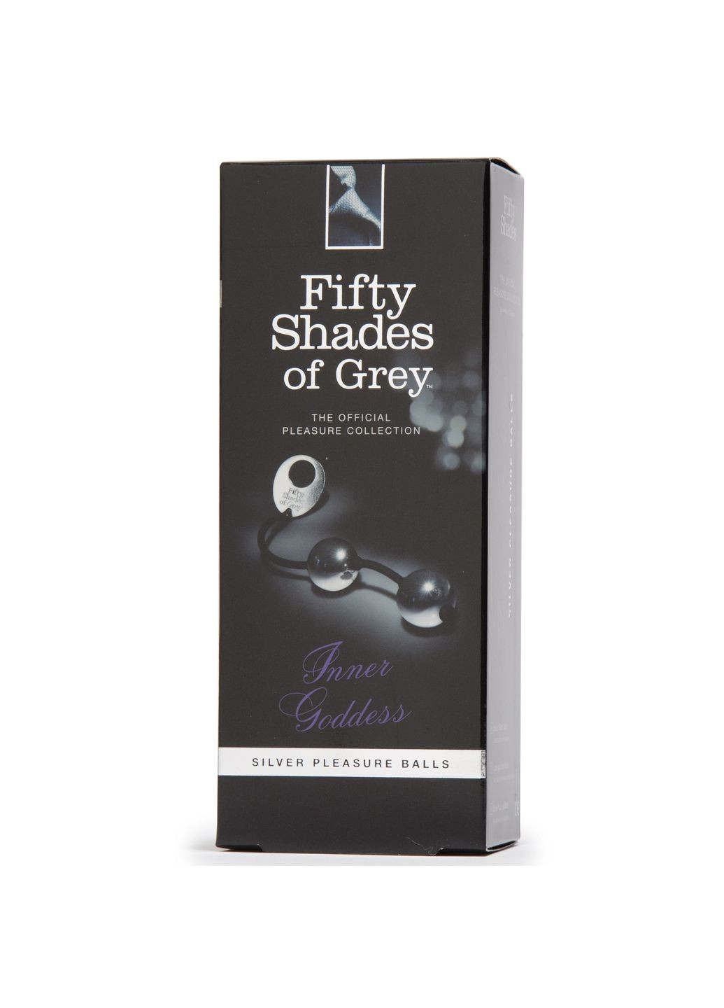 Серебристые металлические вагинальные шарики Fifty Shades of Grey Внутренняя Богиня CherryLove Lovehoney (282709658)
