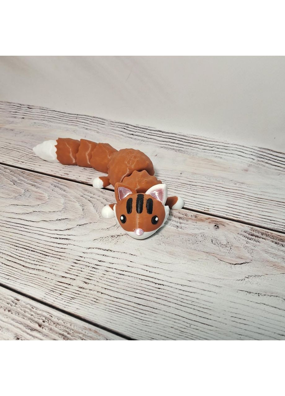 Рухлива флексі-іграшка "Котик з довгим хвостом" 3D друк No Brand (372795143)