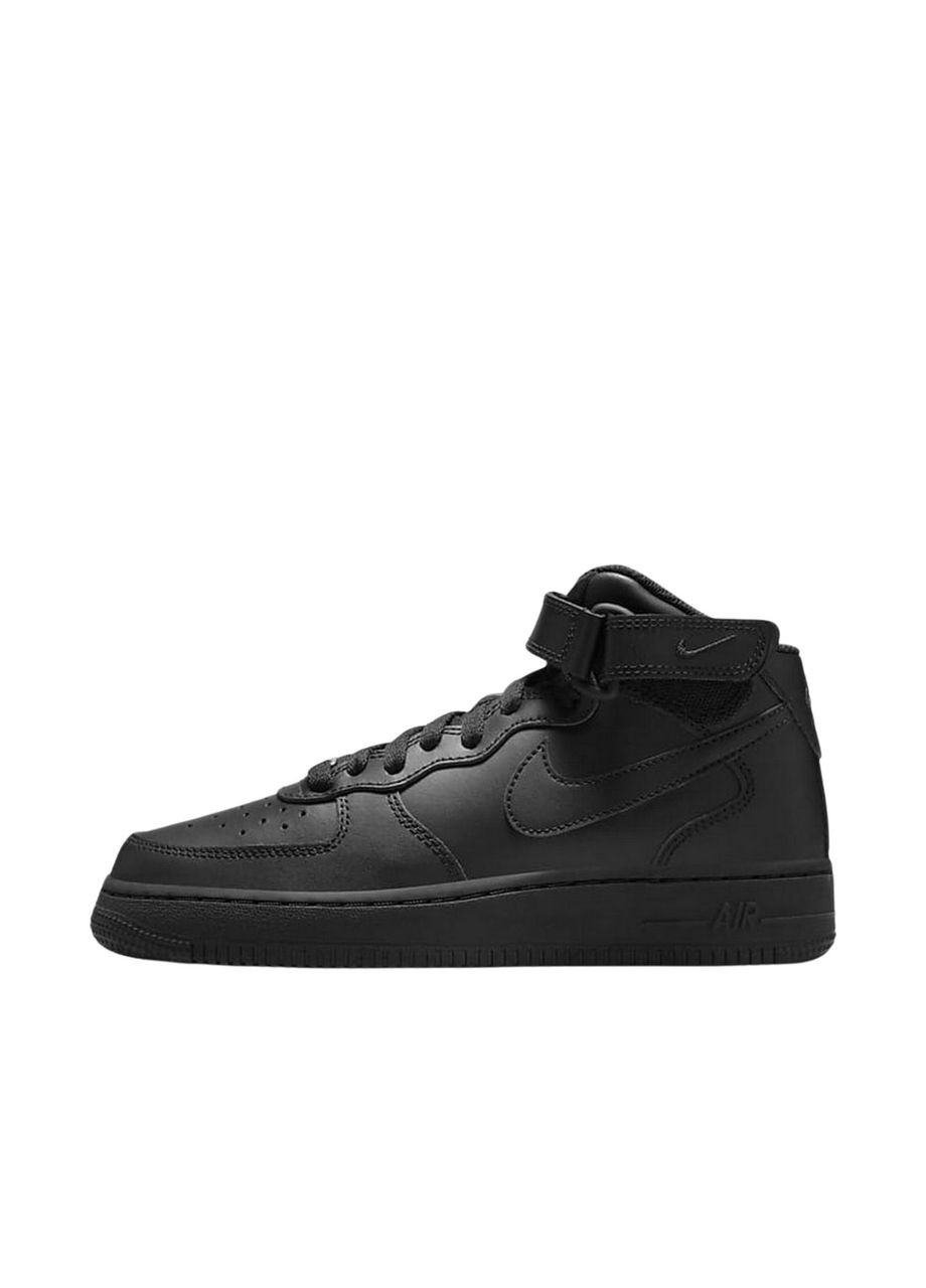 Чорні осінні кросівки air force 1 mid le (gs) dh2933-001 Nike
