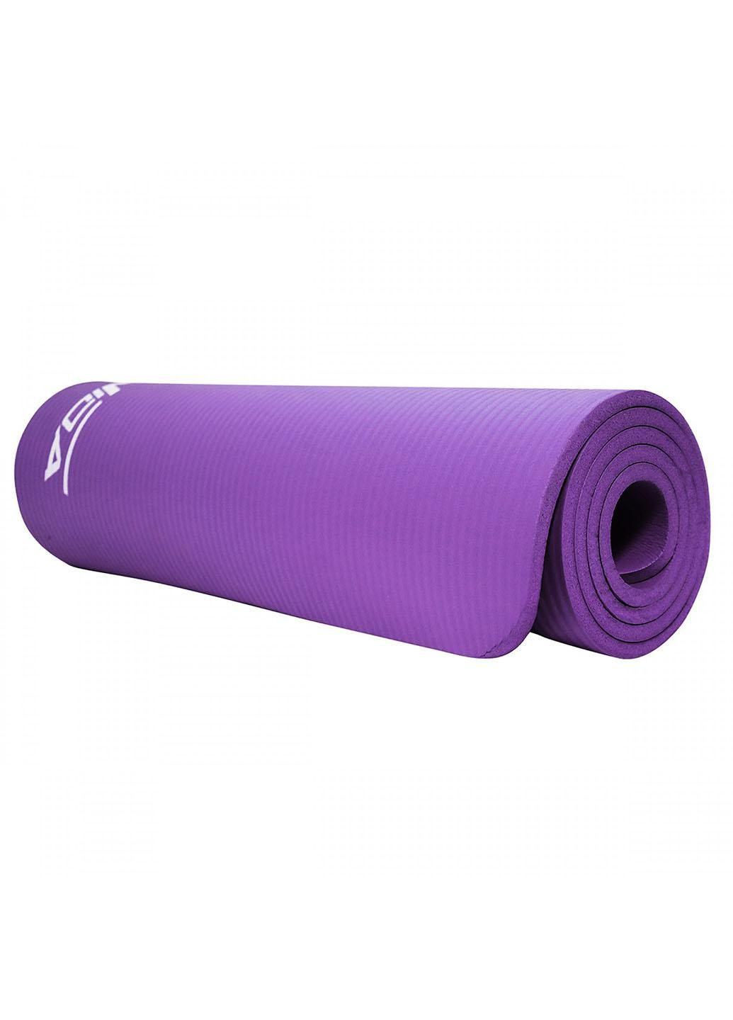 Коврик (мат) спортивный NBR 180 x 60 x 1 см для йоги и фитнеса SV-HK0068 Violet SportVida (282433341)