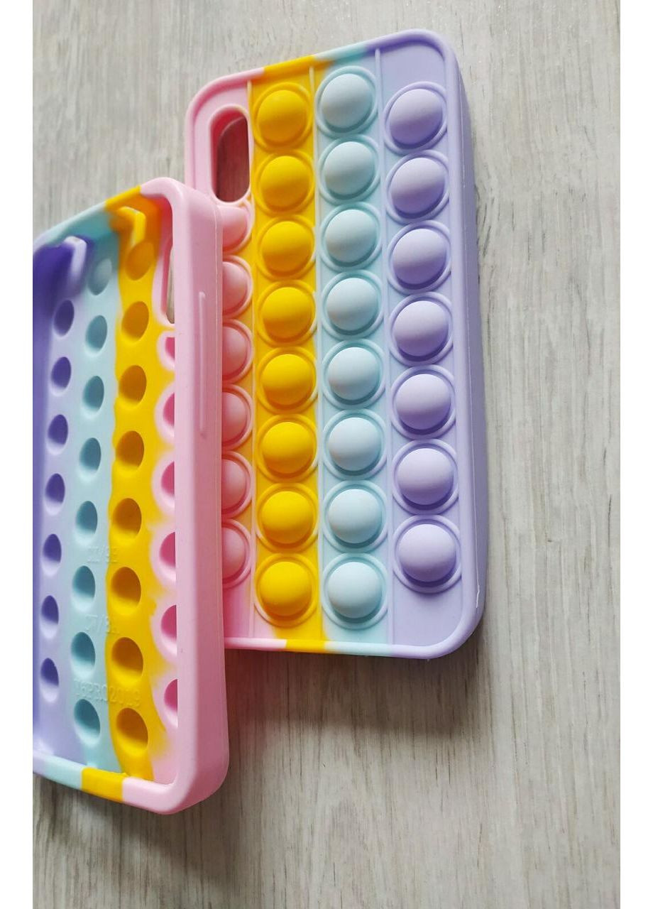 Чехол Pop it для Y6 pro 2019 Попит антистресс силиконовый цветной Huawei (360896234)