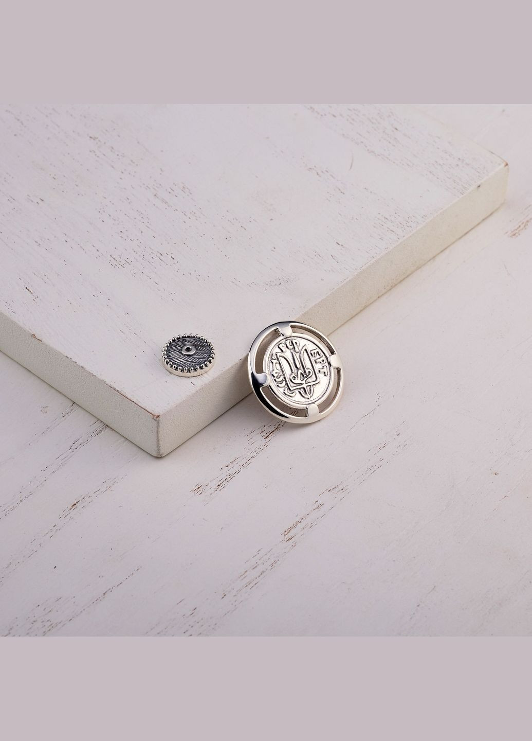 Брошь значок Тризуб Владимира 925 Skifska Etnika (324622736)