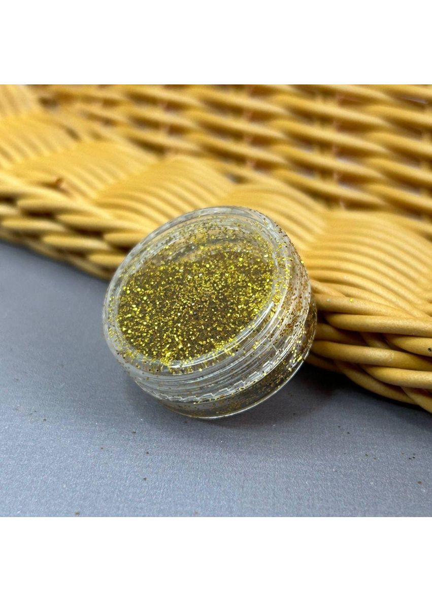 Набір блискіток для дизайну нігтів (золото), 12шт Plus-plus (352749649)