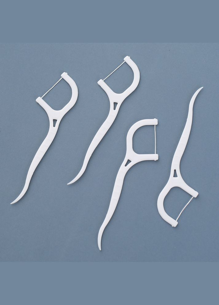 Флос-зубочистки флосери зубна нитка з тримачем у контейнері 50 шт. (AH0114_2) No Brand (306559644)