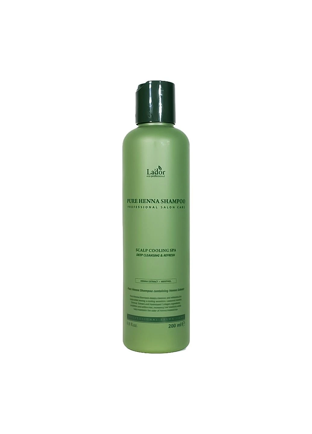 Шампунь для волосся з хною Зміцнюючий Pure Henna Shampoo Lador 200 мл La'dor (322267128)