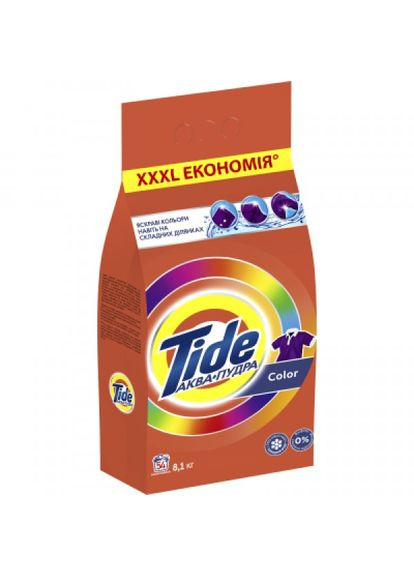 Засіб для прання Tide аква-пудра color 8.1 кг (268143250)