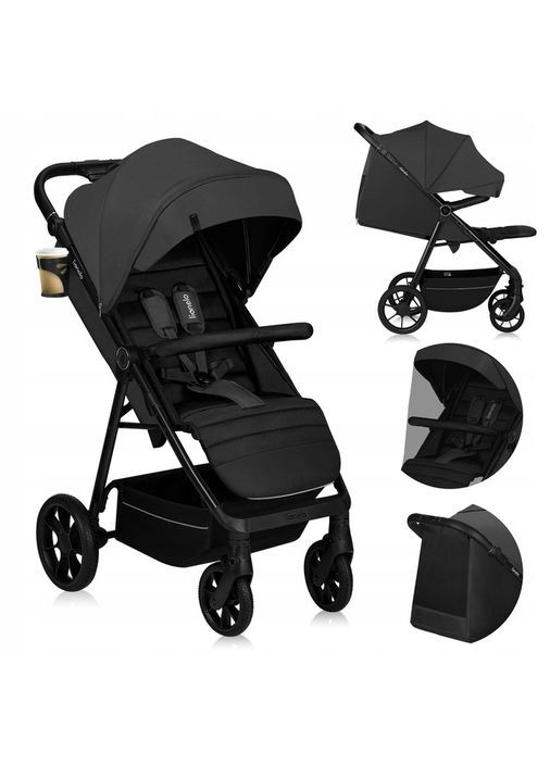 Прогулянкова коляска MIRA GREY GRAPHITE Lionelo (354333330)