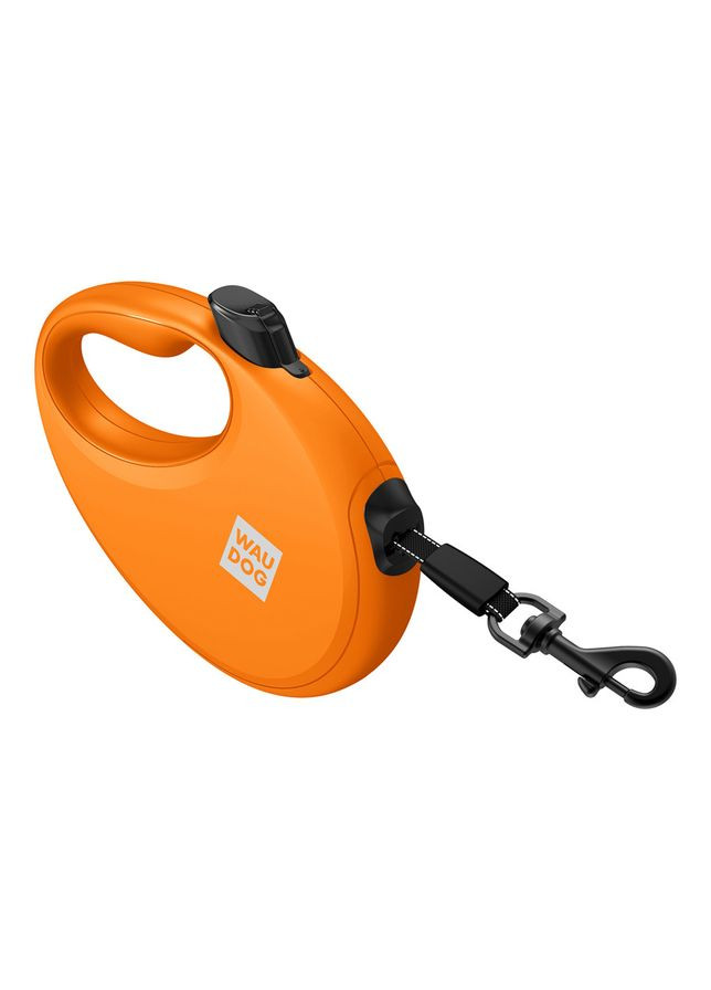 Поводок-рулетка для собак WAUDOG R-leash с контейнером для пакетов, светоотражающая лента, M, до 20 кг, 5м, No Brand (363198341)