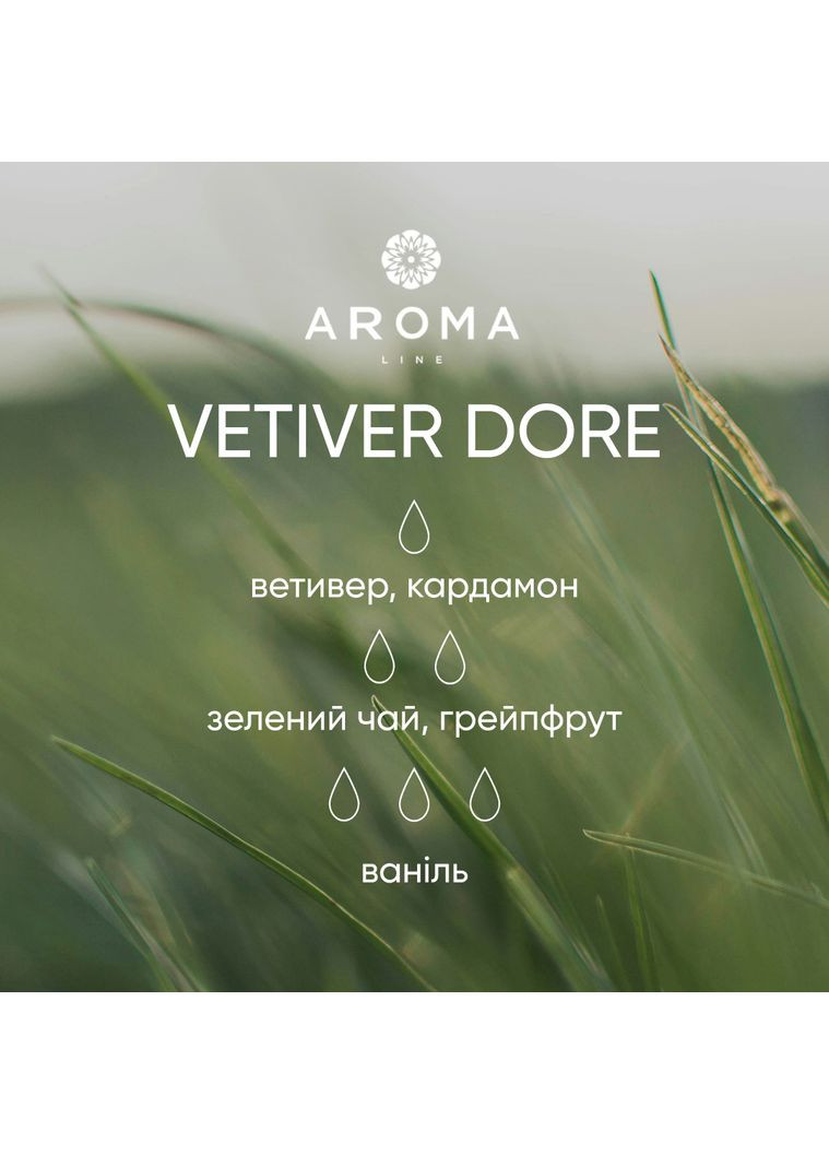 Аромат / Віддушка VETIVER DORE 10 гр - для парфумів, аромадифузорів та косметичних засобів Aroma (316649042)