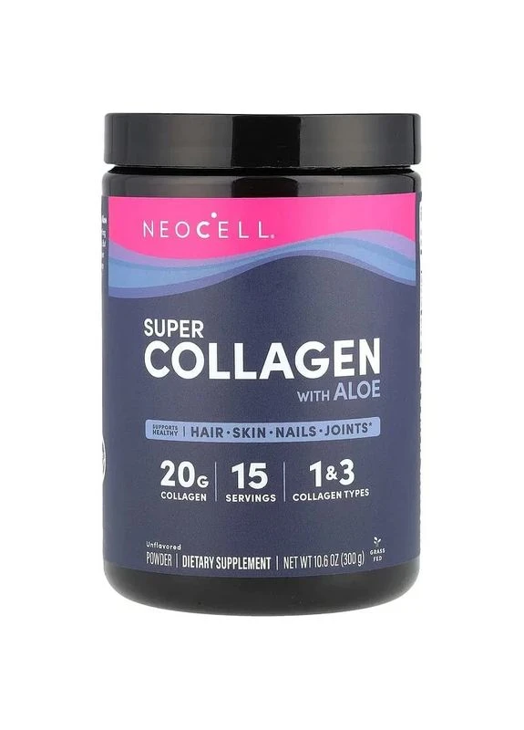 Супер колаген з алое Тип 1&3 Super Collagen Powder With Aloe, 284 г Neocell (361118329)